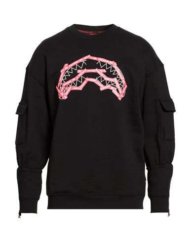 Sprayground Man Sweatshirt Black Size M Cotton