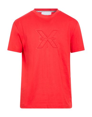 Richmond X Man T-shirt Red Size Xl Cotton
