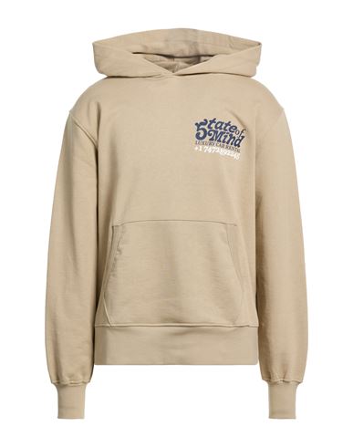 5tate Of Mind Man Sweatshirt Sand Size L Cotton In Neutral