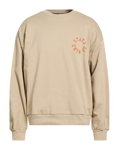 5tate Of Mind Man Sweatshirt Sand Size L Cotton In Neutral