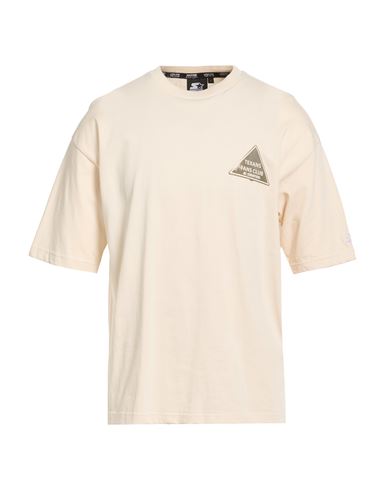 Starter Man T-shirt Cream Size S Cotton In White
