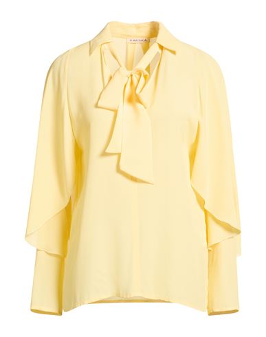 Kartika Woman Top Yellow Size 6 Viscose