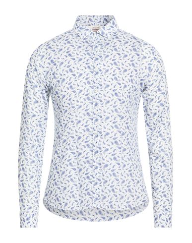 Alexingh Man Shirt Blue Size 17 ½ Linen