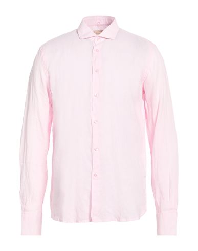 Impure Man Shirt Pink Size Xl Linen