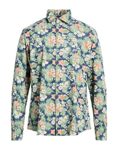 Bastoncino Man Denim Shirt Blue Size 16 ½ Cotton
