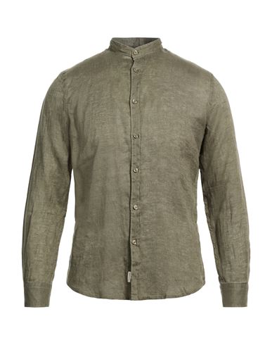 Impure Man Shirt Military Green Size S Linen