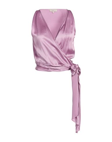 Antonelli Woman Top Mauve Size 8 Acetate, Silk In Pink