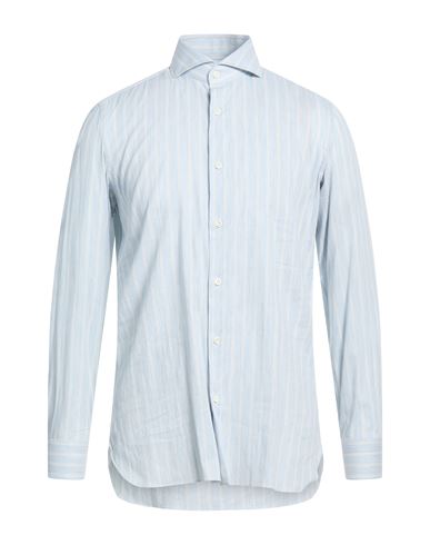 Giampaolo Man Shirt Sky Blue Size 15 ¾ Cotton