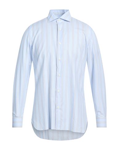 Giampaolo Man Shirt Sky Blue Size 17 ½ Cotton