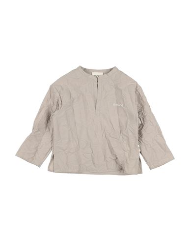 Douuod Babies'  Toddler Girl Top Beige Size 6 Cotton, Polyester In Gray