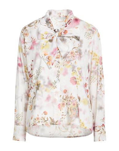 Le Streghe Woman Shirt Light Grey Size L Cotton In Multi