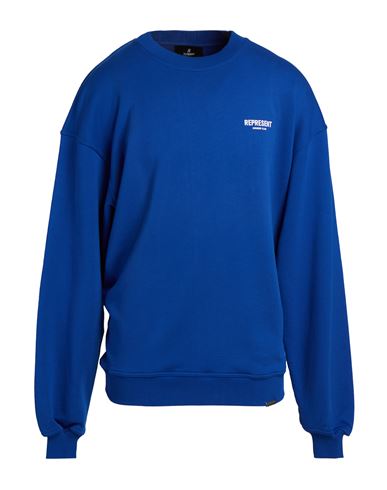 Represent Man Sweatshirt Blue Size Xs Cotton, Elastane