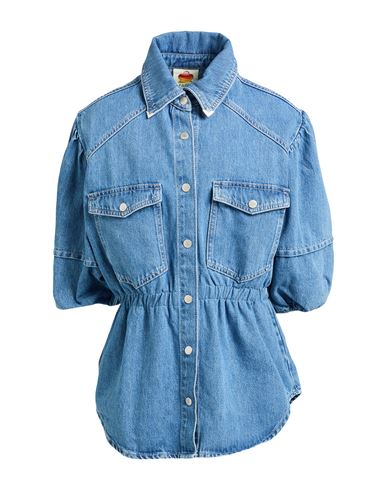Camisa vaquera Mujer Azul marino S Mujer