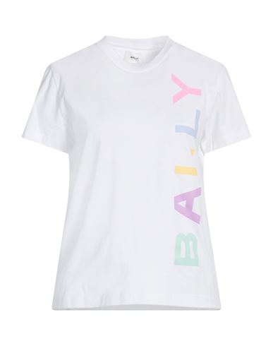 Bally Woman T-shirt White Size S Organic Cotton