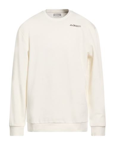 Kappa Man Sweatshirt Off White Size Xxl Cotton, Polyester
