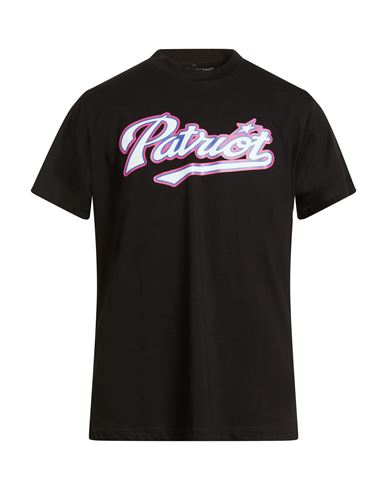 Patriòt Man T-shirt Black Size M Cotton