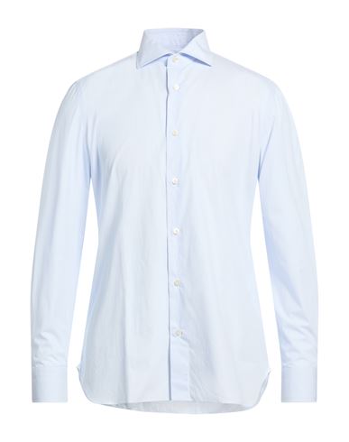 Giampaolo Man Shirt Sky Blue Size 15 ¾ Cotton