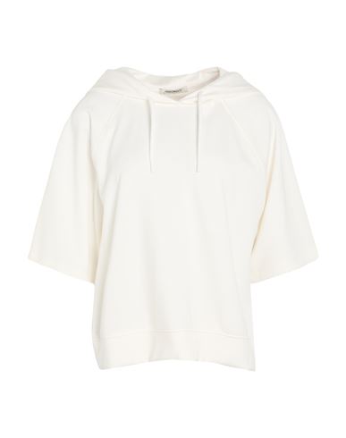 Hinnominate Woman Sweatshirt Cream Size Xs Viscose, Polyester, Elastane
