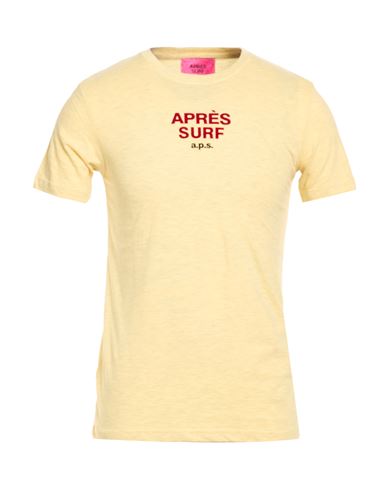 Après Surf Man T-shirt Yellow Size Xs Cotton, Polyester