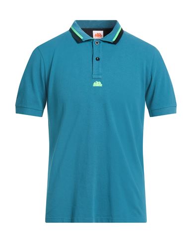 Sundek Man Polo Shirt Deep Teal Size Xxl Cotton In Green