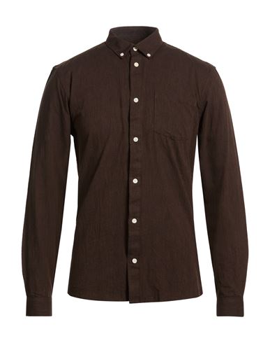 Hemd Herren Dunkelbraun M,S Herren