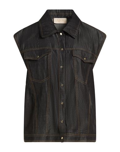 Jeanshemd Damen Schwarz 32,34,36,38,40 Damen