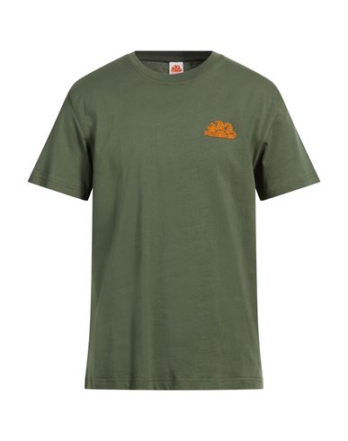 Sundek Man T-shirt Military Green Size Xxl Cotton