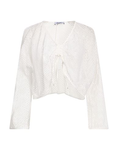 Hopper Woman Top White Size 2 Cotton, Elastane