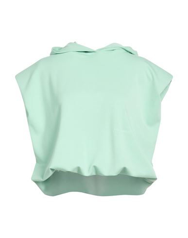 Hinnominate Woman Sweatshirt Light Green Size S Modal, Polyester, Elastane