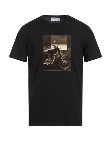 Bastille Rive Droite Man T-shirt Black Size L Cotton