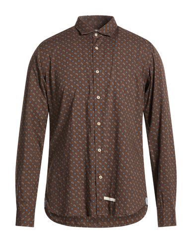 Camisa Hombre Marrón chocolate 40 Hombre