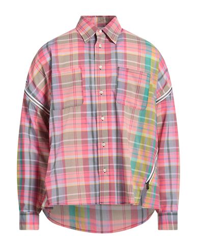 Facetasm Man Shirt Pink Size 4 Wool, Nylon