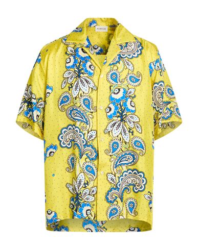 P.a.r.o.s.h P. A.r. O.s. H. Man Shirt Yellow Size L Silk