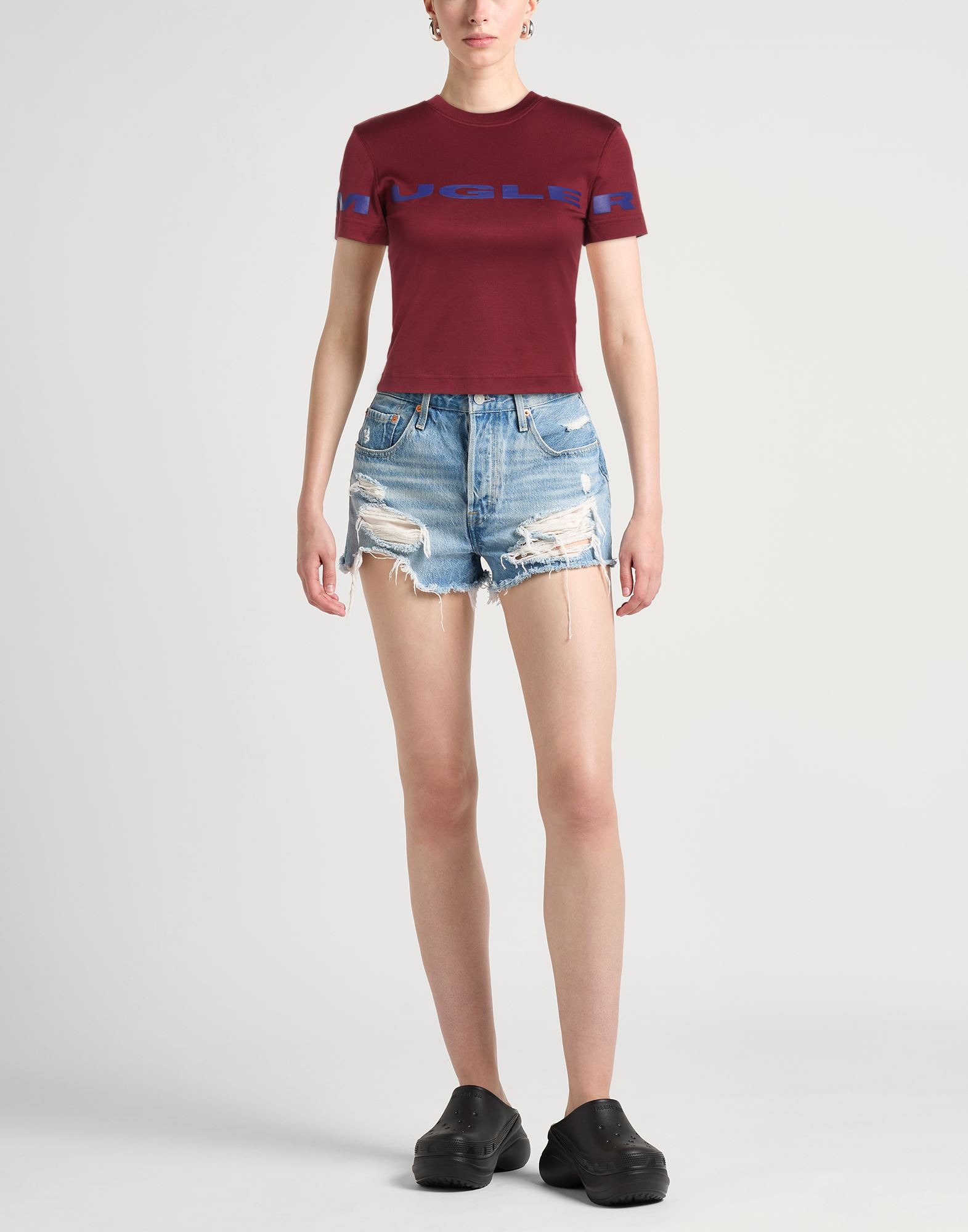  Mugler - Tops - T-shirts - On Yoox.com 