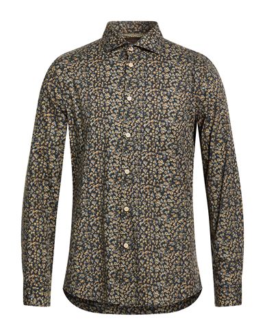 Markup Man Shirt Midnight Blue Size Xxl Cotton, Elastane