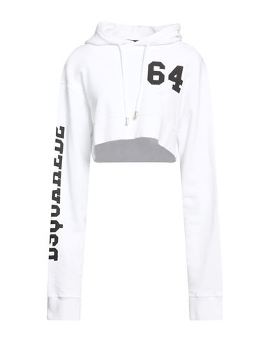 Dsquared2 Woman Sweatshirt White Size L Cotton