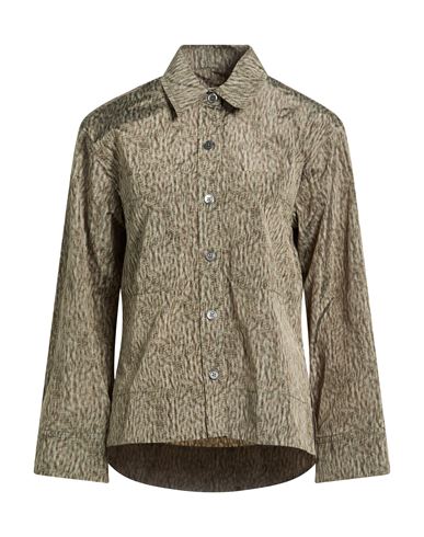 Odeeh Woman Shirt Military Green Size 12 Polyester, Polyamide
