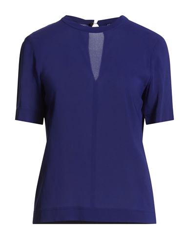 Alberto Biani Woman Top Bright Blue Size 6 Viscose, Elastane