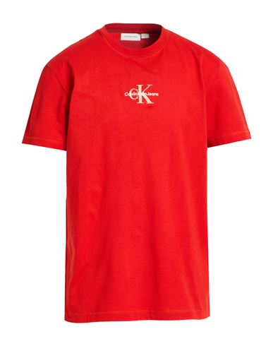Camiseta Hombre Rojo tomate L Hombre