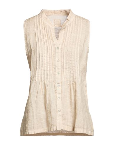 Camisa Mujer Beige S Mujer