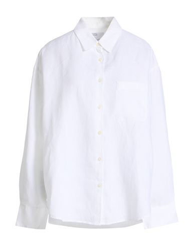 Colorful Standard Woman Shirt White Size L Linen