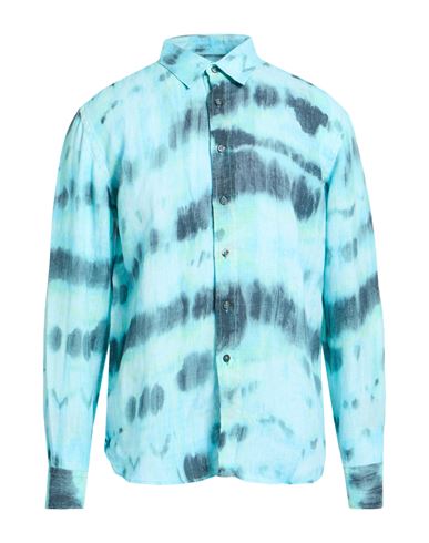 Camisa Hombre Azul turquesa 3XL,4XL,L,M,S,XL,XS,XXL Hombre