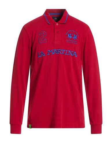 Poloshirt Herren Rot L Herren