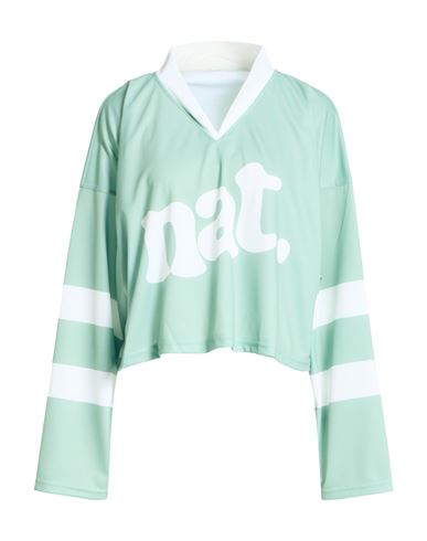 Not After Ten Woman T-shirt Light Green Size Onesize Polyester