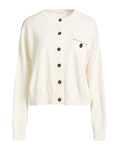Strickjacke Damen Elfenbein L Damen
