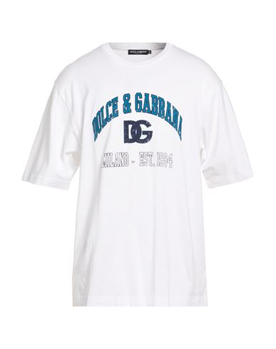 Dolce&Gabbana Camiseta Hombre Blanco 44 Hombre