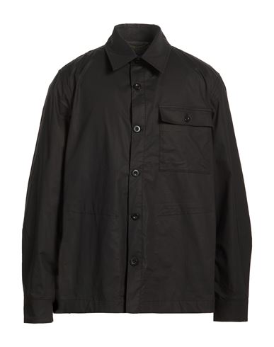 Department Five Department 5 Man Shirt Black Size 40 Cotton, Elastane