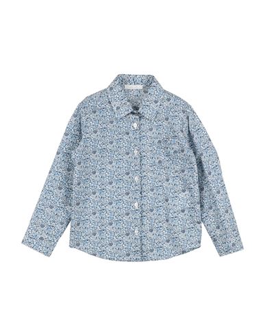 U+é Babies'  Toddler Boy Shirt Blue Size 6 Cotton