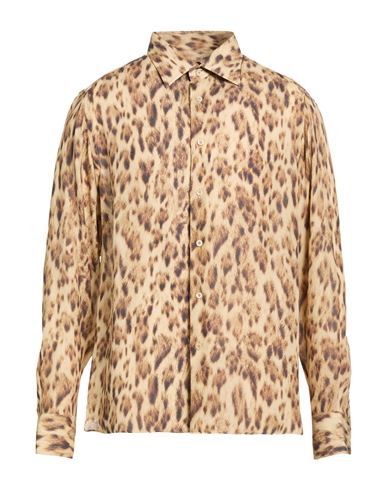 Camisa Hombre Beige 40 Hombre