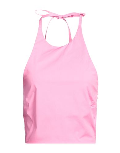 Marella Woman Top Pink Size 6 Cotton, Elastane